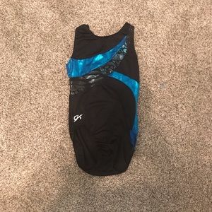 GK Elite black leotard adult medium